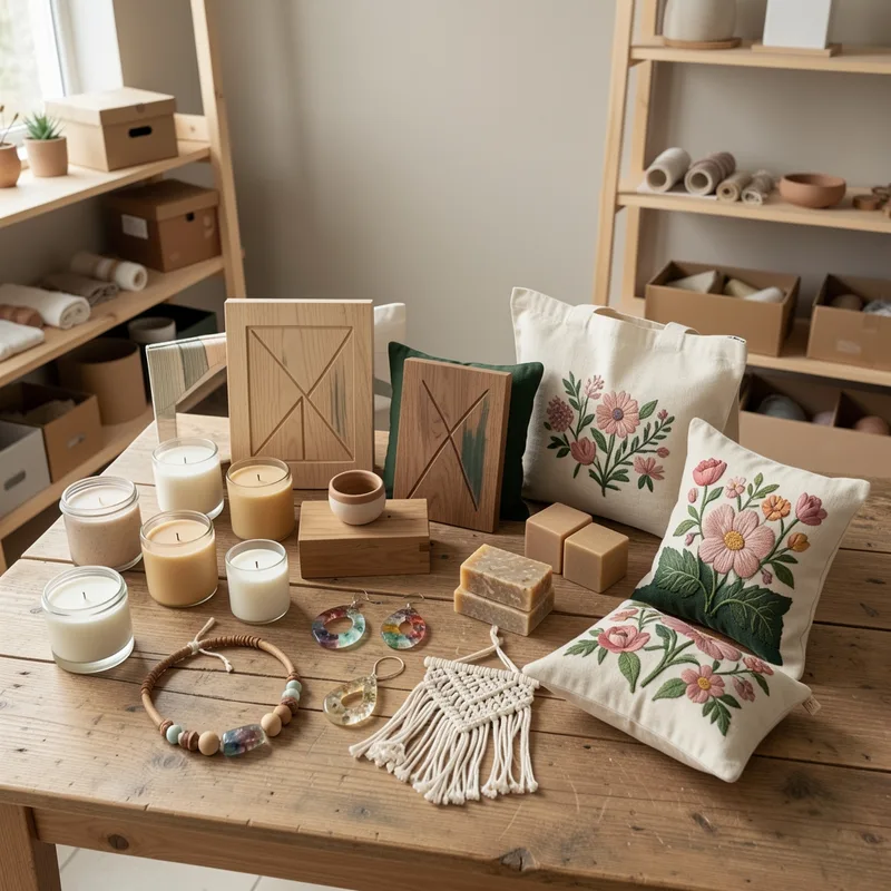 Fait main création : 12 idées rentables, matériaux et conseils pour vendre en 2026